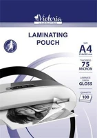 Victoria COR_ILKVF754 Meleglamináló fólia, 75 mikron, a4, fényes, kép