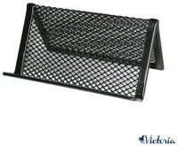 Victoria COR_IVIC01 Névjegytartó, fémhálós, fekete kép