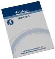 Victoria COR_LL12 Jegyzettömb, a5, 5x50 lap, vonalas, fehér kép