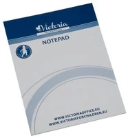 Victoria COR_LL13 Jegyzettömb, a5, 5x50 lap, négyzetrácsos, fehér kép