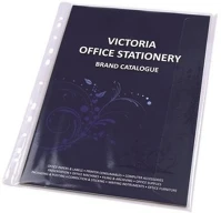 Victoria HAJTÓFÜLLEL, A4, 150 Genotherm, lefűzhető, oldalán hajtófüllel, a4, 150 mikron, víztiszta, kép