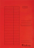 Victoria K1007189 Gyorsfűző, karton, a4, piros kép