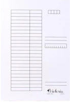 Victoria K1017418 Pólyás dosszié, karton, a4, fehér kép