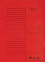 Victoria K1024674 Pólyás dosszié, karton, a4, piros kép