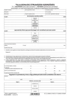 Victoria ADÁSVÉT.SZER. GK nyomtatvány, tulajdonjog átruházási szerződés kép