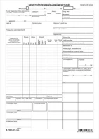 Victoria B.7300-237 Nyomtatvány, nemzetközi tehergépjármű menetlevél, a3,  