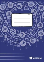 Victoria COR_ISVF1232U Füzet, tűzött, a5, vonalas, 32 lap, 3. osztály,  circle 