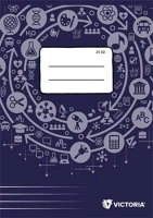 Victoria COR_ISVF2132U Füzet, tűzött, a5, vonalas, 32 lap, 4-8. osztály,  circle 