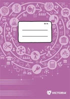Victoria COR_ISVF3616U Füzet, tűzött, a5, hangjegy, 16 lap,  circle 