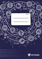 Victoria COR_ISVF8132U Füzet, tűzött, a4, vonalas, 32 lap,  circle 