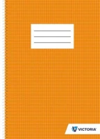 Victoria COR_ISVFS70F Spirálfüzet, a4, francia kockás, 70 lap, kép