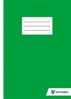 Victoria COR_ISVFS70S Spirálfüzet, a4, sima, 70 lap, kép
