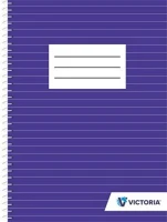 Victoria COR_ISVFSA5V Spirálfüzet, a5, vonalas, 70 lap, kép
