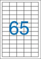 Victoria COR_LCV11364 Etikett, univerzális, 38x21,2 mm, 6500 etikett/csomag kép