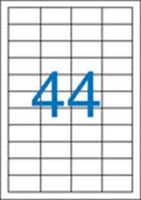 Victoria paper COR_LCV11366 Etikett, univerzális, 48,5x25,4 mm, 4400 etikett/csomag kép