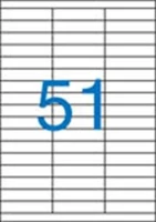 Victoria paper COR_LCV11386 Etikett, univerzális, 70x16,9 mm, 5100 etikett/csomag kép
