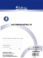 Victoria LELTÁRFELVÉTELI ÍV, 50X3, A4 Nyomtatvány, leltárfelvételi ív, 50x3, a4, 