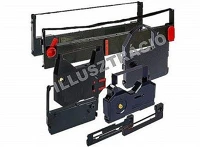 Victoria COR_KV001PF Festékszalag 13 mm-es két orsós írógéphez,  gr 1, fekete-piros kép