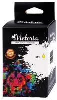 Victoria COR_TJV637 Cli-551 tintapatron pixma ip7250, mg5450, mg6350 nyomtatókhoz, sárga, 11ml kép