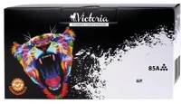 Victoria technology COR_TOHPCE285V Ce285a lézertoner laserjet p1102 nyomtatóhoz,  85a, fekete, 1,6k kép
