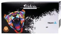Victoria TN241C Tn241c lézertoner hl 3140cw, 3150cdw, dcp 9020cdw nyomtatókhoz, cián, 1,4k kép