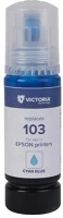 Victoria TJV103C T00s24a tinta ecotank l3110, l3150, l1110 nyomtatókhoz,  103, cián, 65 ml kép