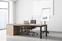 Victoria VFT625 Flipchart tábla, mágneses felület, 70x100 cm, mobil, kép