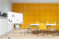 Victoria VVBAT02 Átfordítható tábla, mágneses kétoldalas, 100x150 cm, kép