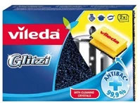 Vileda 12.00803 Mosogatószivacs  glitzi formázott dörzsi antibakteriális 2 db-os kép