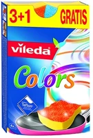Vileda 12.00843 Mosogatószivacs  pur active színes 4 db/csomag kép