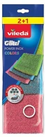 Vileda DA503XSZBA4023103246638 Glitzi colors power inox súrolópárna 2+1 db/csomag kép