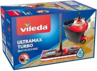 Vileda DA503XSZHT4023103206236 Turbo ultramax easy wring felmosószett (pedálos vödör, téglalap mop) kép