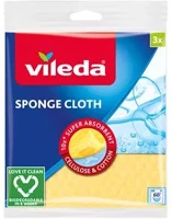 Vileda F1934S Szivacskendő, 3 db, sárga kép
