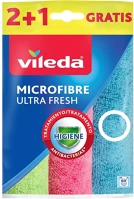 Vileda F2173V Törlőkendő mikroszálas 3d 3 db/csomag ultrafresh _ kép