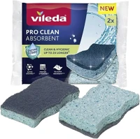 Vileda VEC12_02609 Mosogatószivacs pro clean viszkóz 2 darabos kép