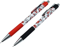 Vinson 222 Golyóstoll nyomógombos 0,7mm  lipstick  vegyes test displ 24 db/display kép