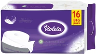 Violeta DA503XSZADV370 Prémium toalettpapír, 3 rétegű, fehér, 16 tekercs kép