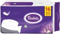 Violeta LEVENDULA-VANÍLIA, 16 Prémium toalettpapír, 3 rétegű, levendula-vanília, 16 tekercs kép