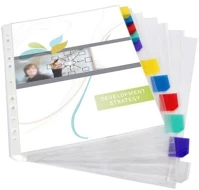 Viquel COR_IV154316 Genotherm, lefűzhető, jelölőfüles, a4, 90 mikron, víztiszta, 12 részes, kép