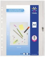 Viquel COR_IV936016 Irattartó tasak, a4, pp, zipzáras,  