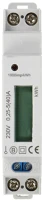 Virone 321515 mid hitelesített 5-40a 1000 impulzus/1kwh din sínre 1 fázisú digitális kép