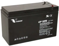 Vision CP1270-F2 12v 7ah zárt ólomakkumulátor kép