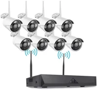 Vision NVR-8CMG FULL HD WIFI-s komplett 8 kamerás megfigyelő rendszer 1080p 2,0MP-s kamera kép