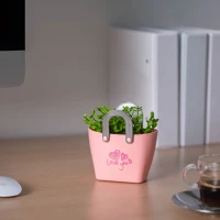 Vog und arths 11,5 Műnövény dekoráció - kosár - 11,5 x 14 cm - 4 féle kép