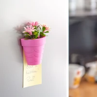 Vog und arths 11836 Műnövény dekoráció - mágneses - cserepes - 6 x 10 cm - 5 féle kép