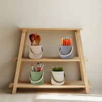 Vog und arths 11872 Dekorációs kaspó - füllel - 11 x 18 cm - 4 féle kép