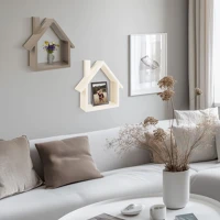 Vog und arths 11886 Fali dekoráció - házikó - 24 x 24 cm - 4 féle kép