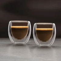 Vog und arths 57176H Duplafalú üveg csésze - 80 ml - 2 db / csomag kép