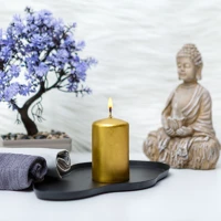 Vog und arths 58807B Gyertya - arany, illatmentes - 130 g kép