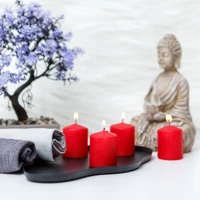 Vog und arths GL58813A Illatmentes piros gyertya szett - 4 x 45 g kép